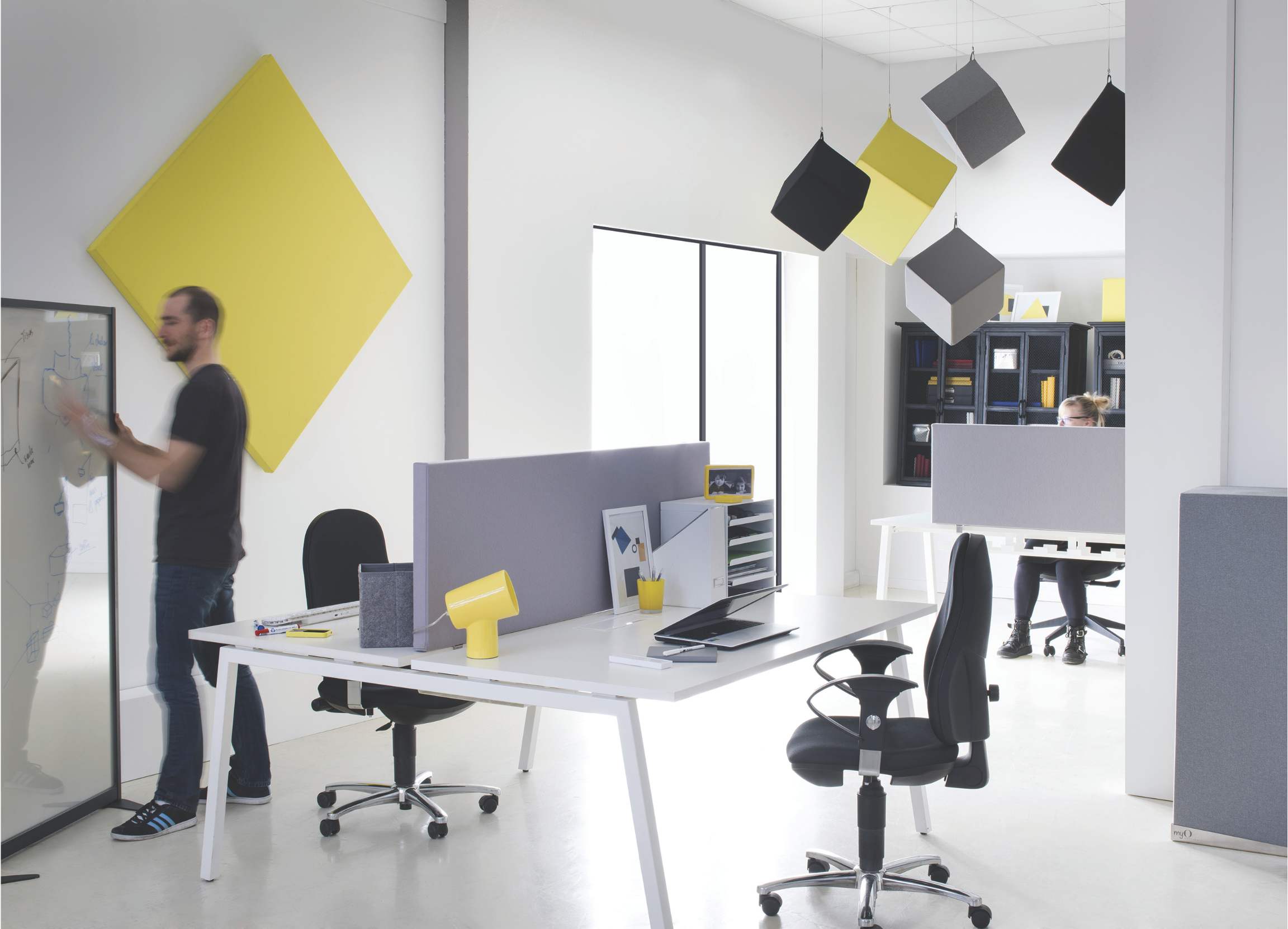 Acoutique plafond cubes